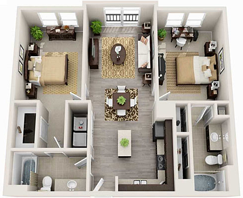 B - Morrell floor plan